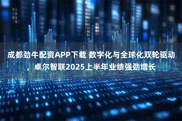成都劲牛配资APP下载 数字化与全球化双轮驱动，卓尔智联2025上半年业绩强劲增长